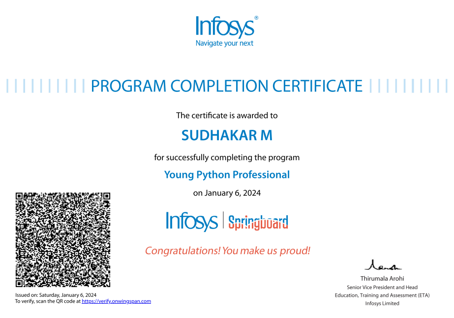 Certification 1
